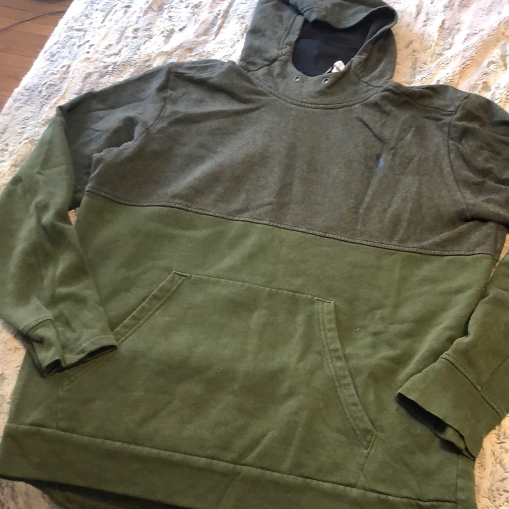 Adidas hoodie sweatshirt large green